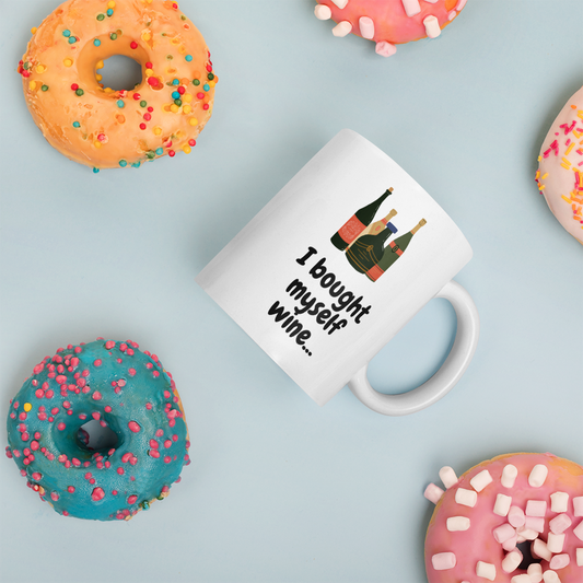 I bought myself wine mug (available in 2 sizes)