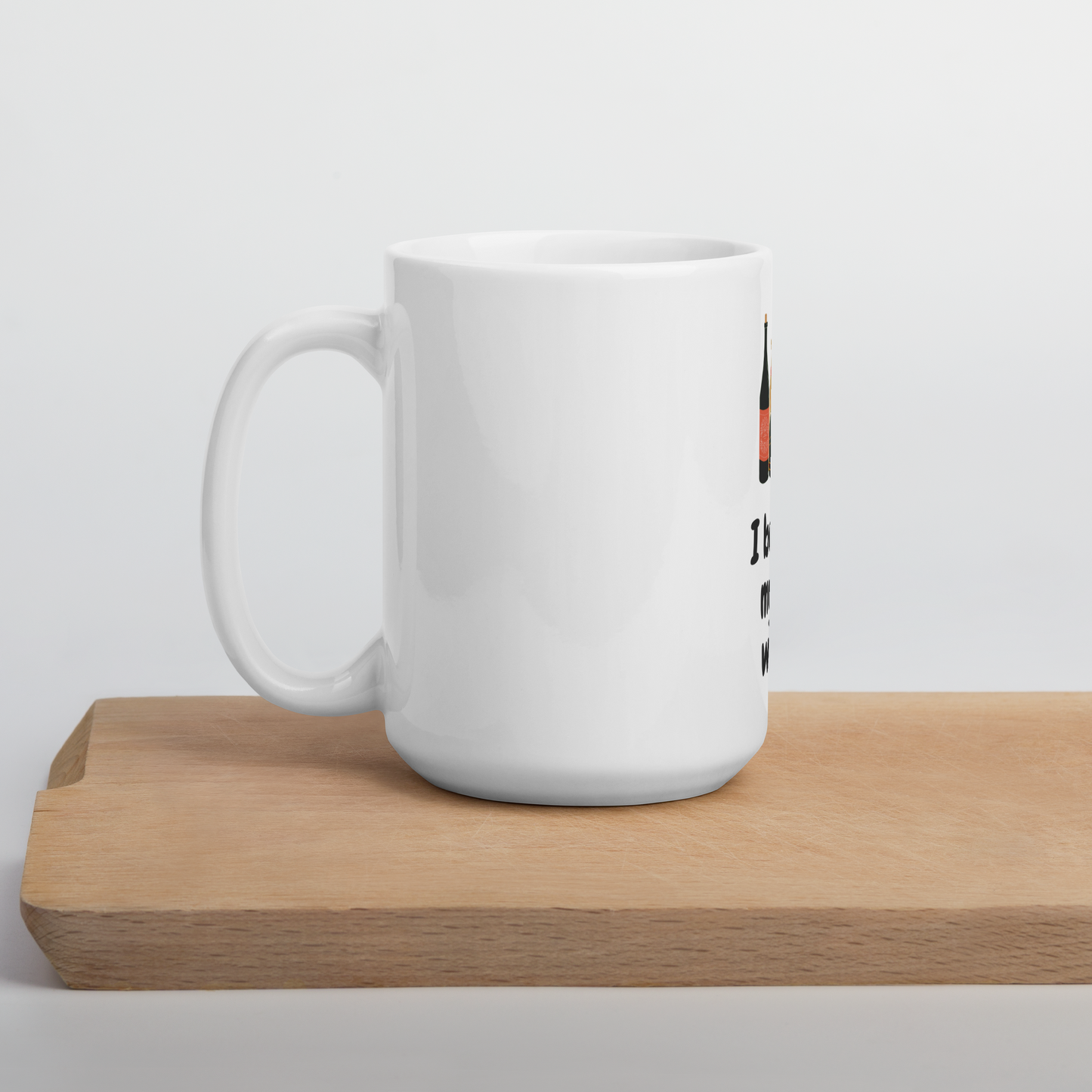 I bought myself wine mug (available in 2 sizes)